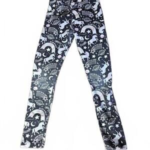 Wonder Nation Girls' Unicorn Print Leggings Size 6X